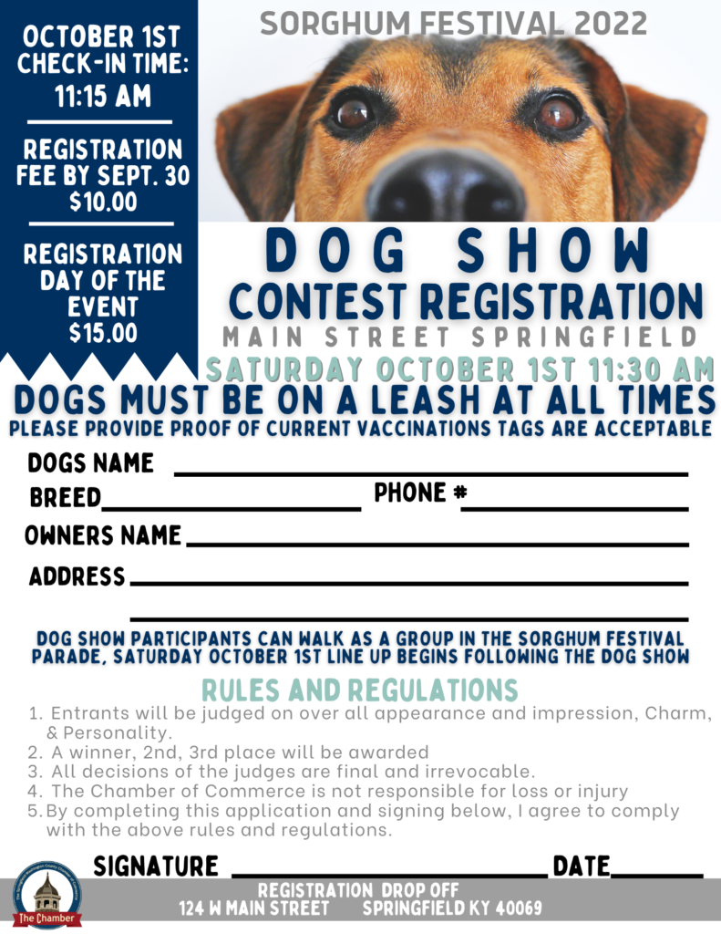 Dog Show Registration